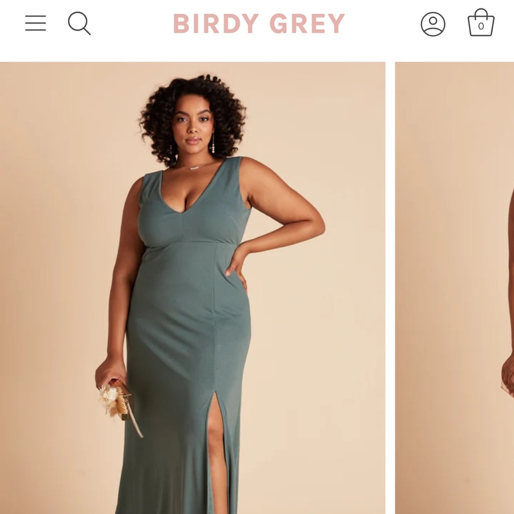 Birdy Grey bridesmaid dress - SHAMIN DRESS
CREPE SEA GLASS
